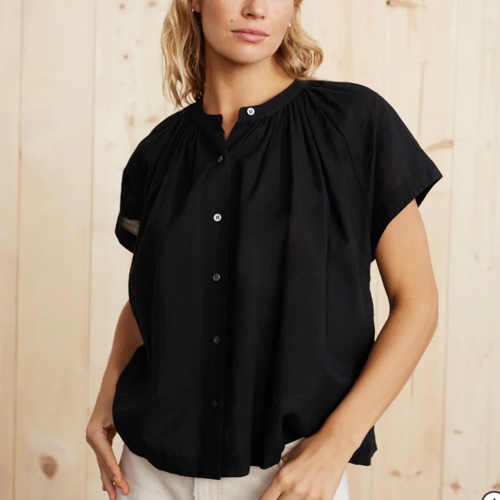 Jenni Kayne willow blouse sz XS black